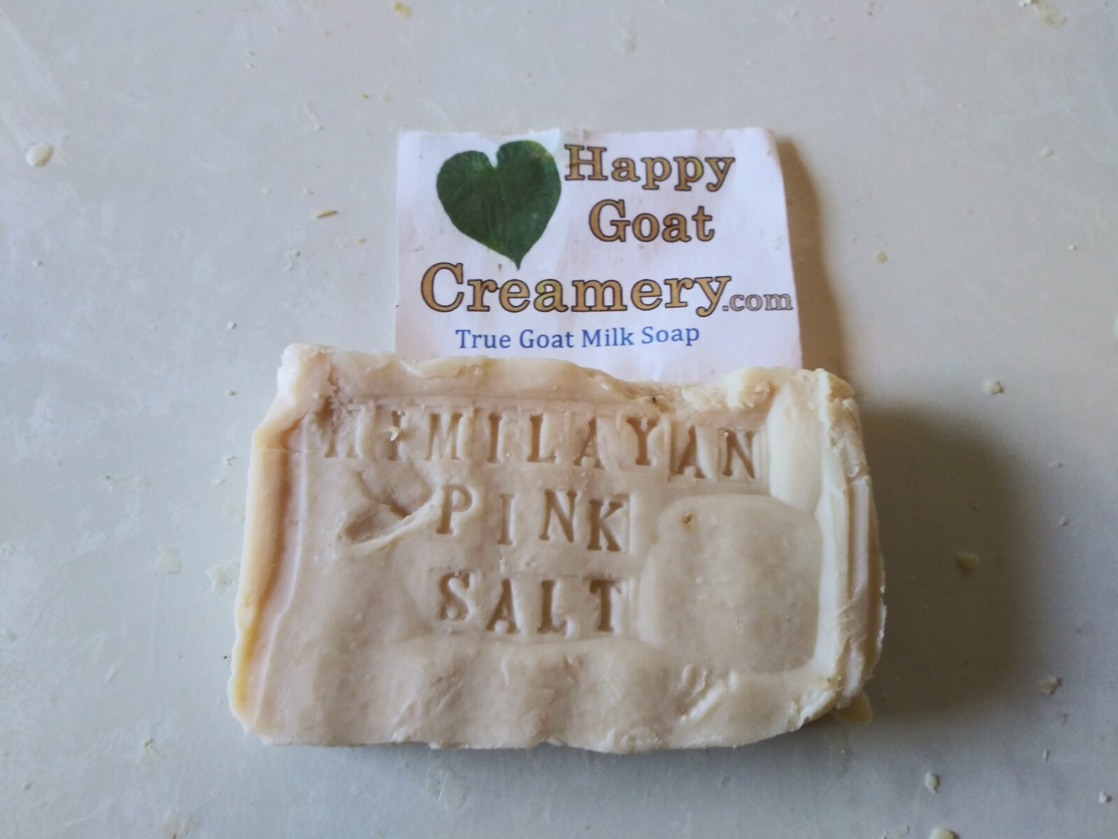 12 BARS RAW GOAT MILK SOAP HAPPY GOAT CREAMERY OATMEAL & HONEY LAVENDER