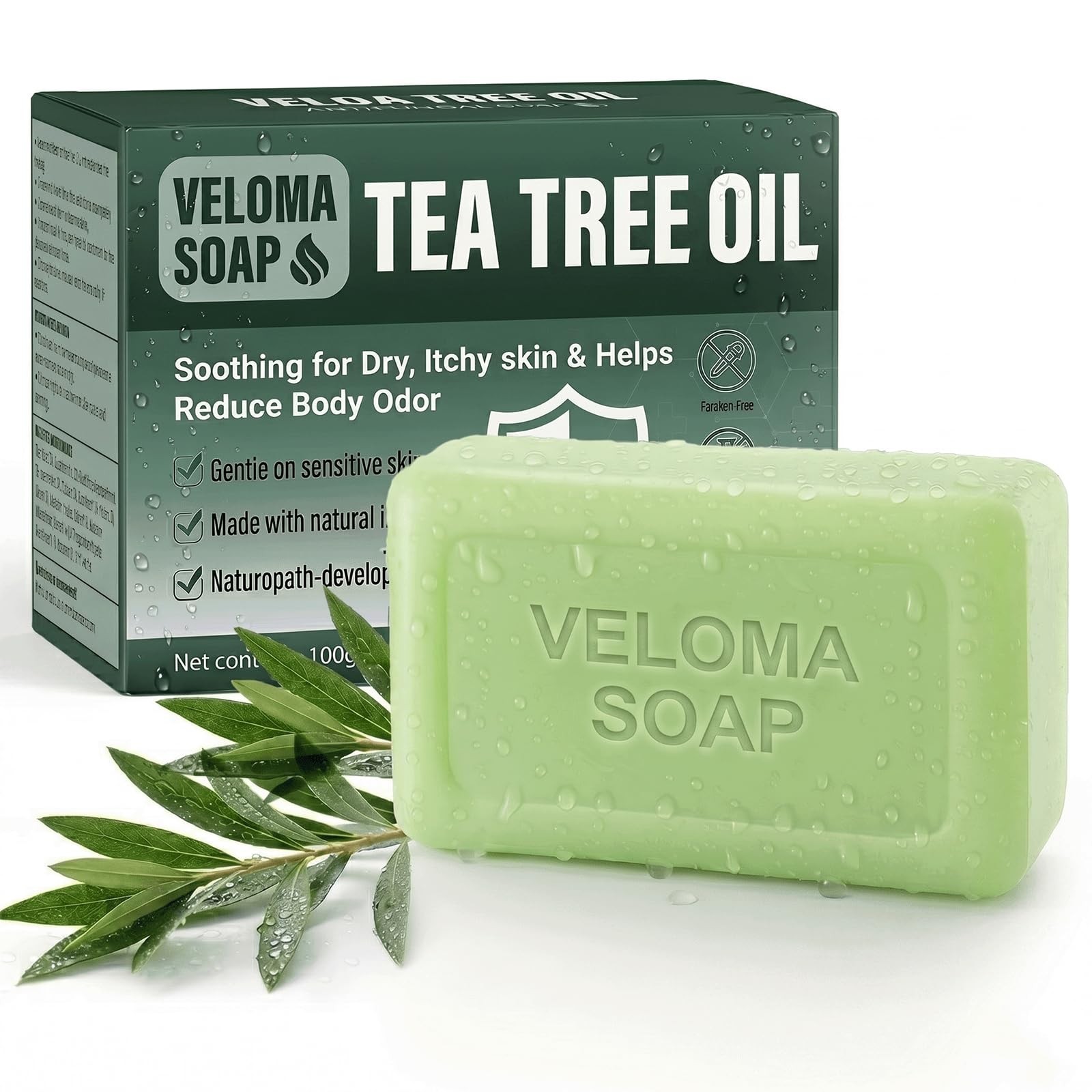Antifungal Soap with Tea Tree & Eucalyptus – Deep Cleansing & Soothing Care for