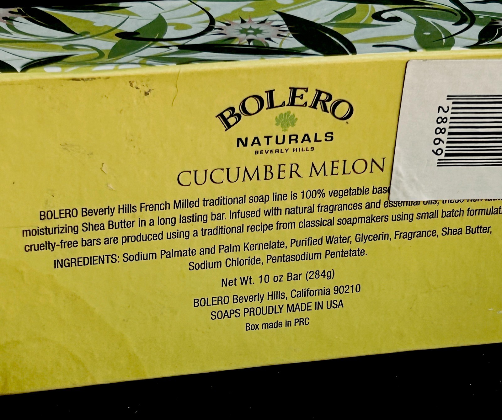 Lot 3 Boxes 6 New Bar Soaps Lemons Melon Rosemary Cucumber France Italy USA C644