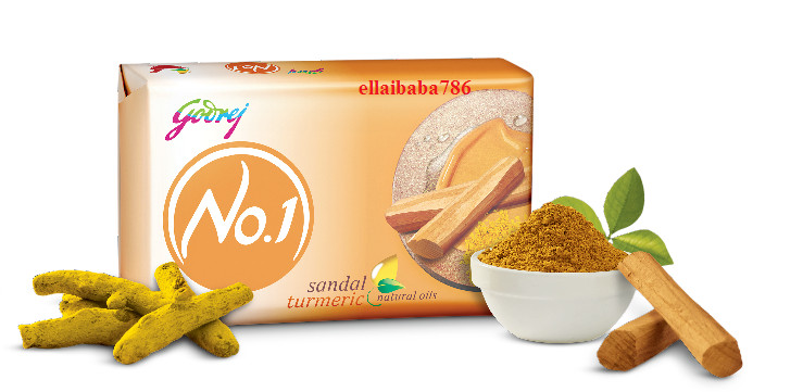 Godrej No.1 Sandal and Turmeric Soap – 100 Gram