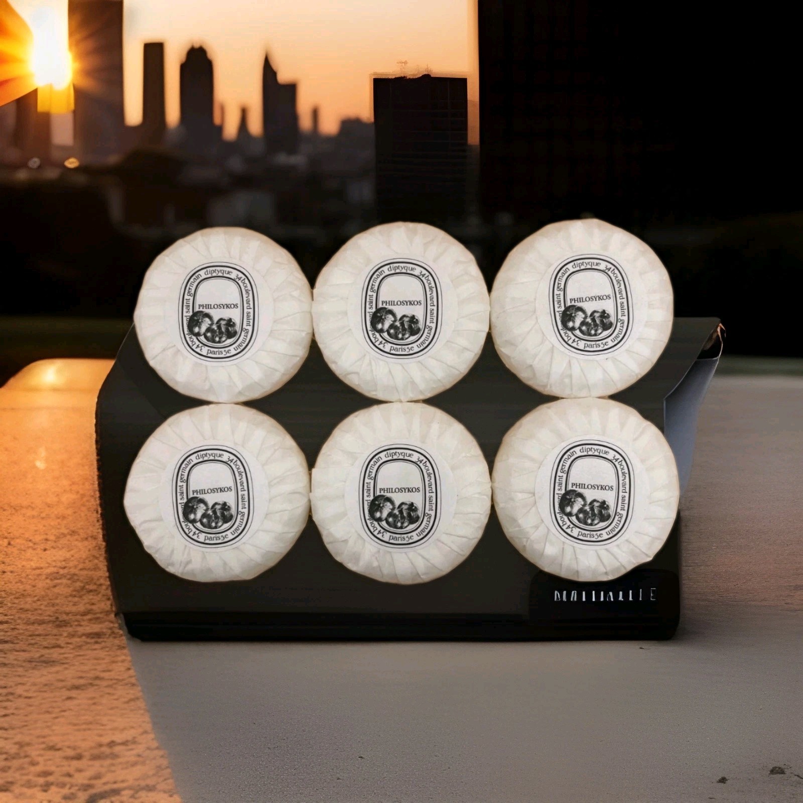 NEW Set of 6 Diptyque Philosykos Round Soap Bar 30g/1.06oz each – Saint Germain