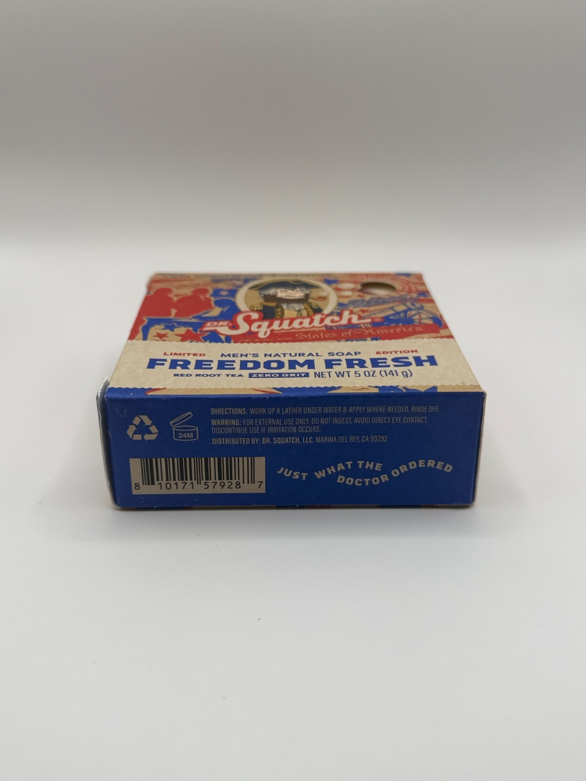 Dr Squatch 4th of July Bundle Freedom Fresh Fresh Falls Soap Body Wash Deodorant
