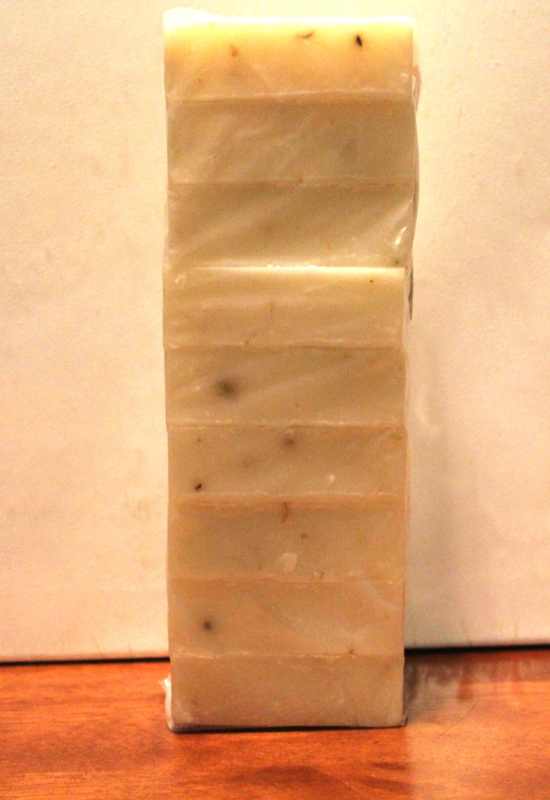 Eucalyptus Lavender Goat Milk Cold Processed handmade soap loaf, 9 precut bars