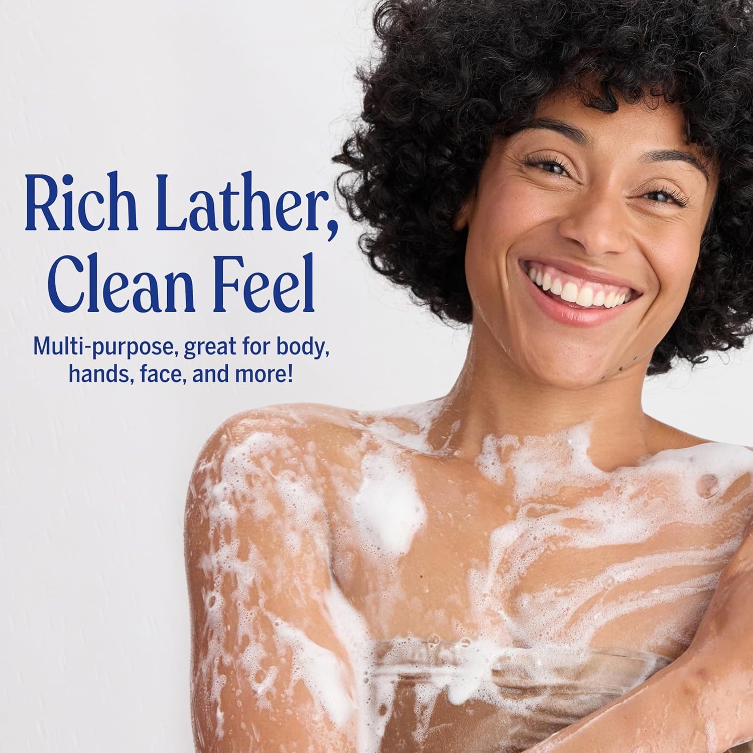 2Pack 32 fl oz Lavender Pure Castile Liquid Soap Hand Face Body Wash Cleanser
