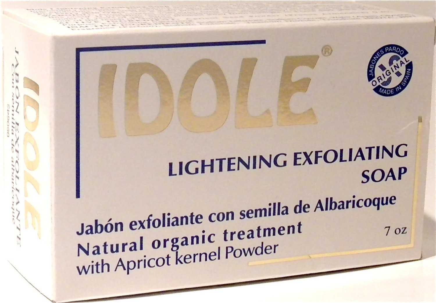 3 Pack – Idole Exfoliating Soap with Apricot Natural Organic Treatment 7oz /200g