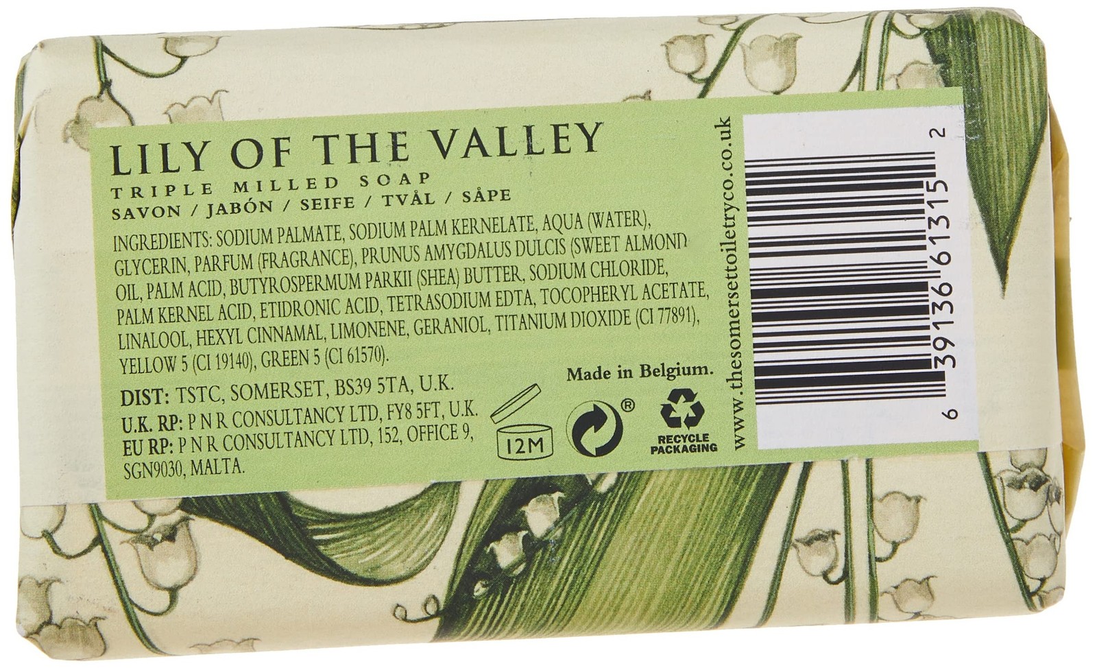 AAA Floral – Triple-Milled Luxury Soap Bar – Lily of the Valley – 200 g / 7.0…