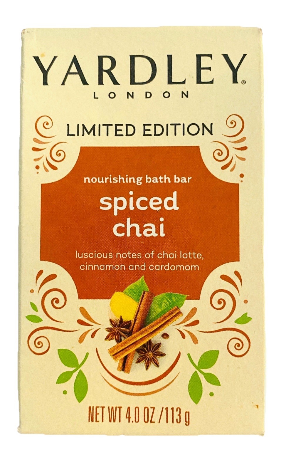4 Yardley London Ltd Edition Soap Frosted Cranberry Spiced Chai Apple & Cinnamon