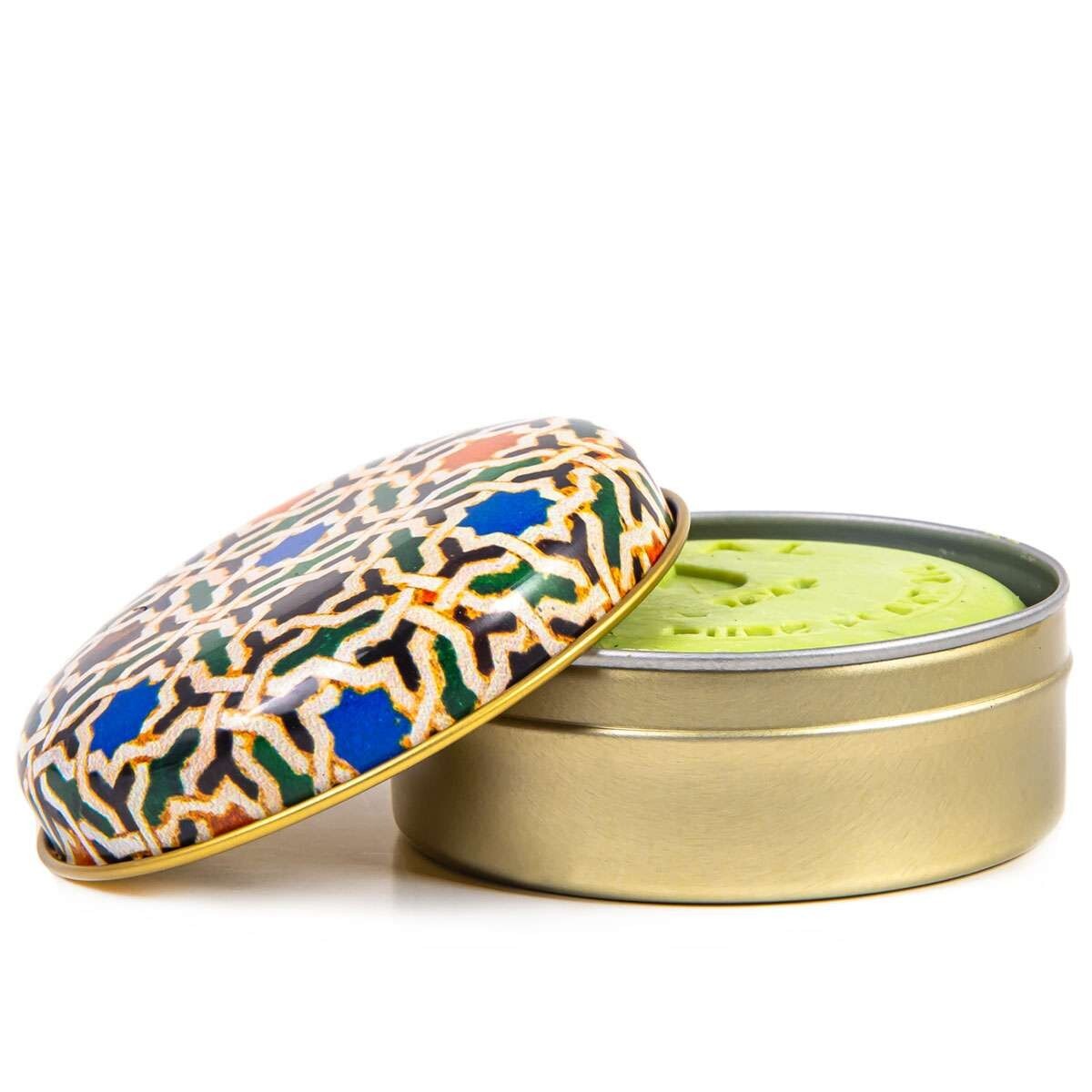Pure Plant Oil Metal box Turkish Soap Moroccan Mosaic Pattern Scented Soap Box