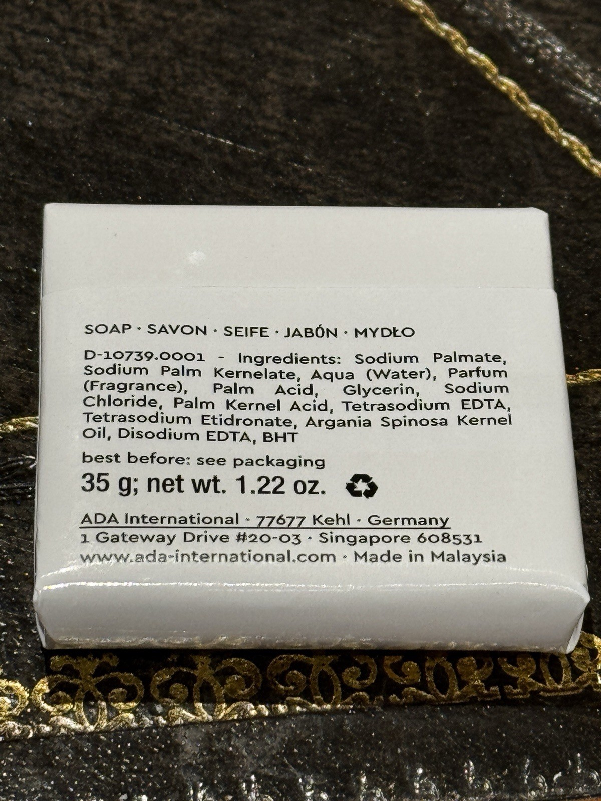 6 – Balmain Paris Bath & Body Moisturizing Beauty Bar Soap 1.22 oz each