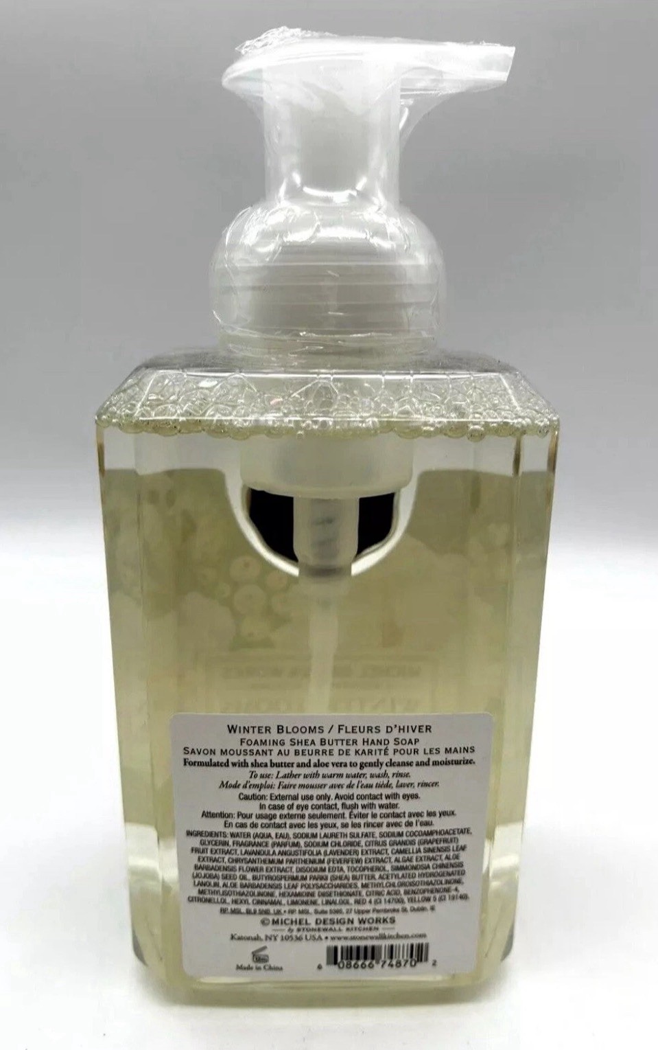 SHEA BUTTER FOAMING HAND SOAP Rosemary Margarita Michel Design Works 17.8 Oz