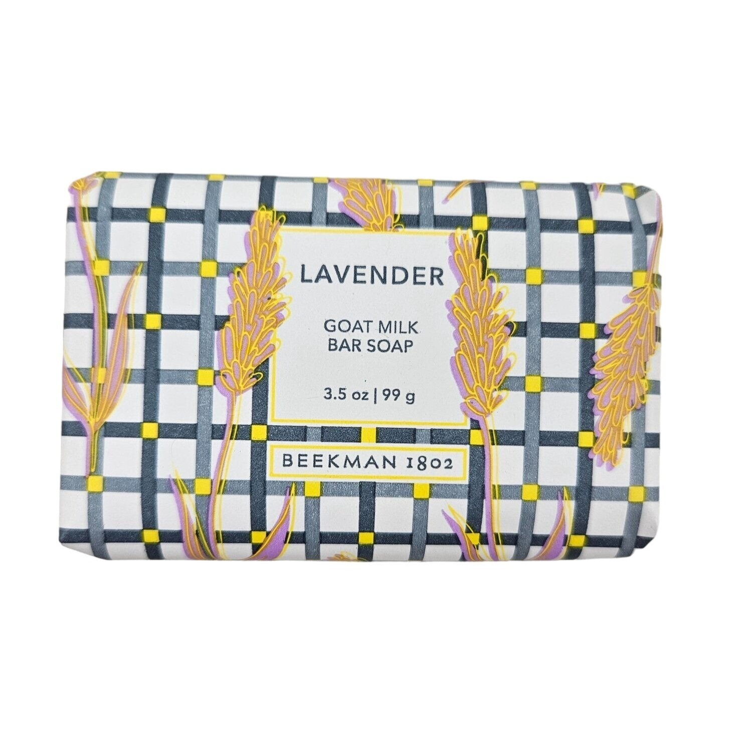 Beekman Goat Milk Bar Soap Honeyed Grapefruit Lavender 3.5 Oz Heath Beauty
