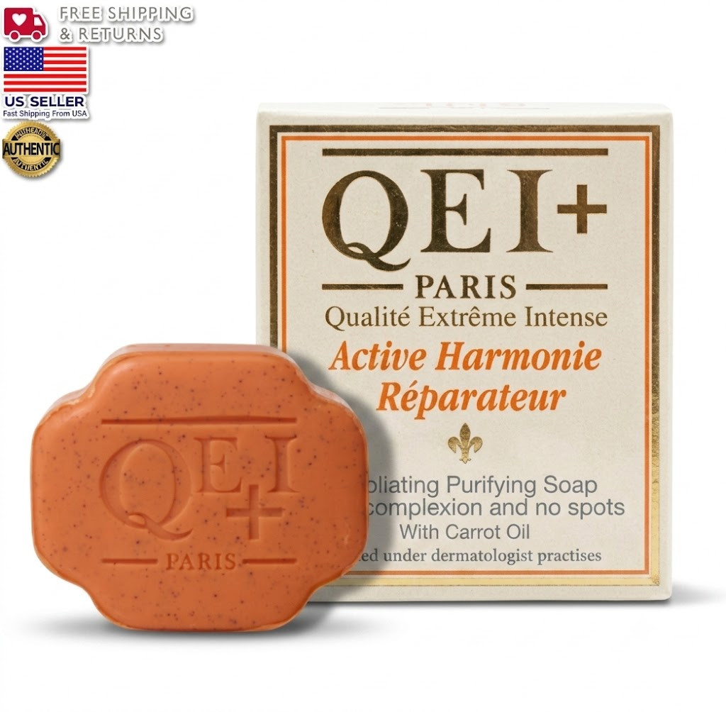 QEI+Paris~Active Harmonie Exfoliating Purifying Soap With Carrot Oil 200ml