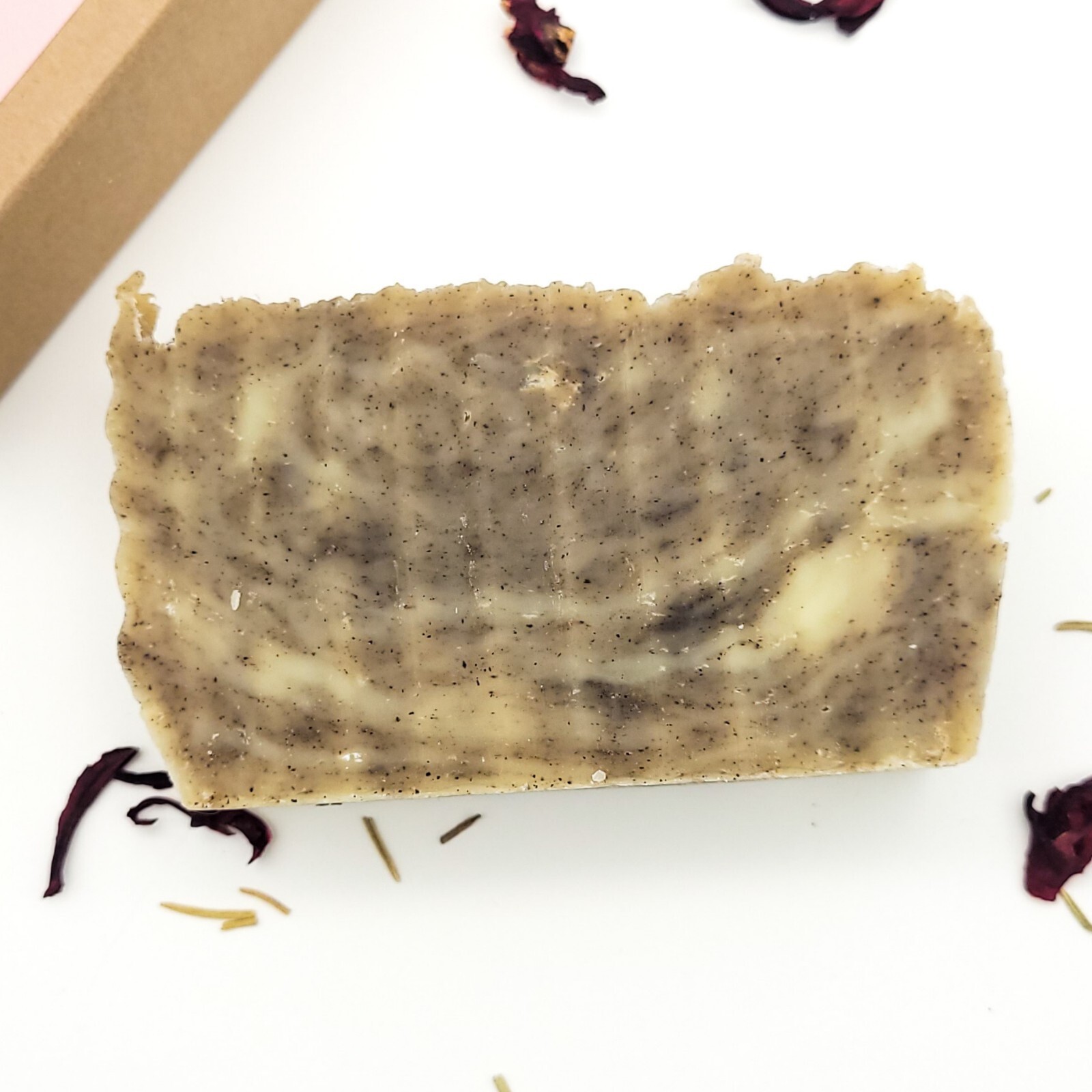 Vegan Shampoo Bar Rosemary Mint Hibiscus Handmade Zero Waste Natural Soap