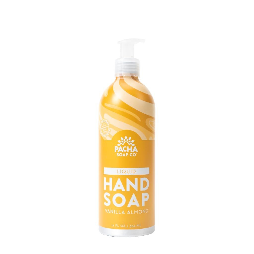 6x PACHA SOAP Vanilla Almond Liquid Hand Soap, 12 FZ