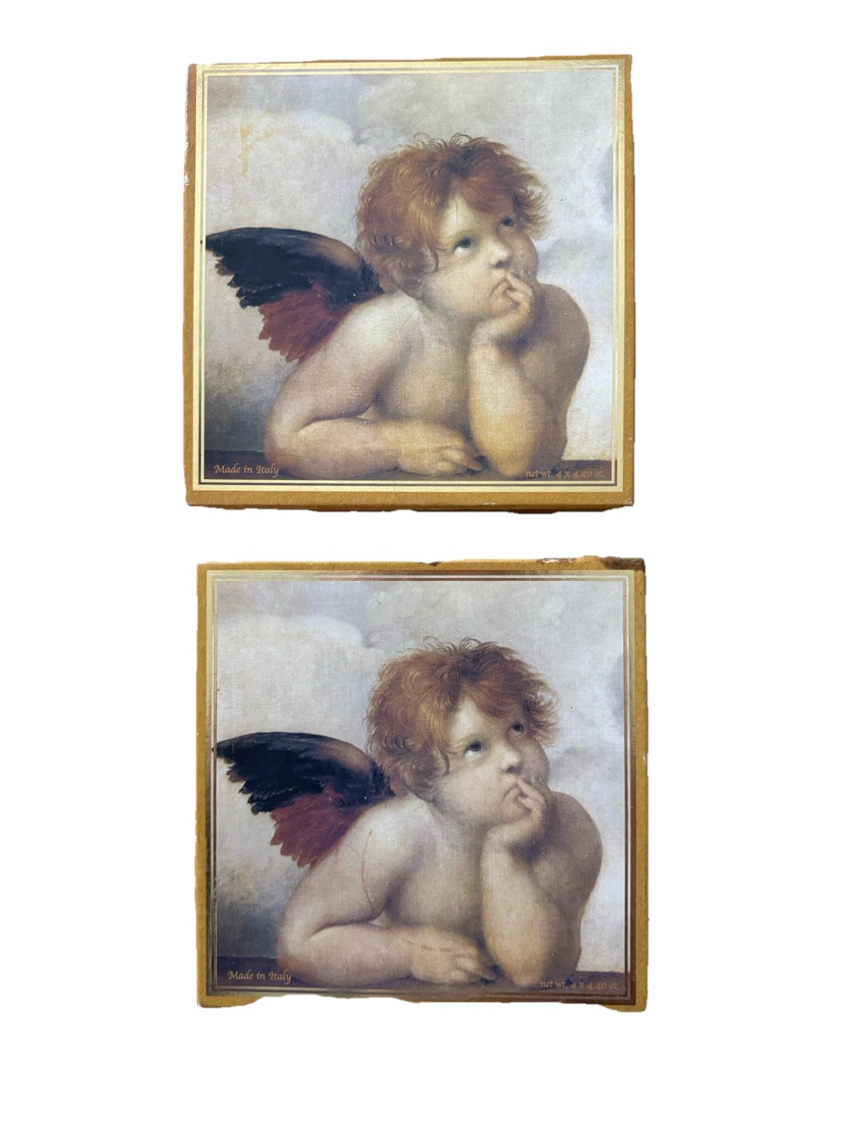 Saponificio Artigianale Fiorentino Angel Cherub Soaps Italy Handmade 8 Bars New