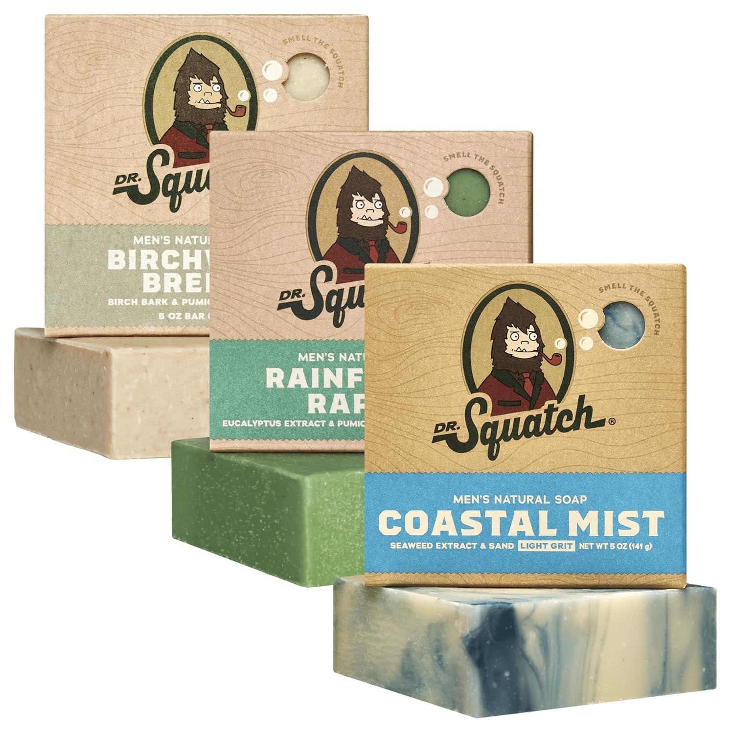 Nourishing Cold Process Bar Soap for Men | Natural Oils & 3 Invigorating Scents