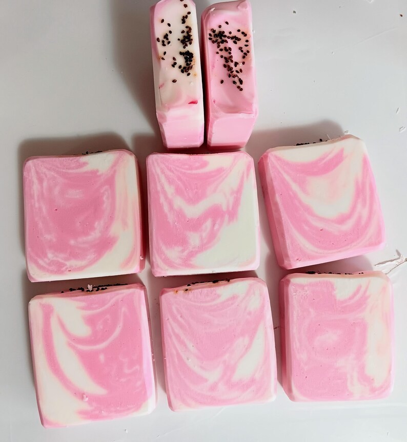 Citrus Garden Cold Process Soap | Geranium Grapefruit Spearmint Handmade Soap