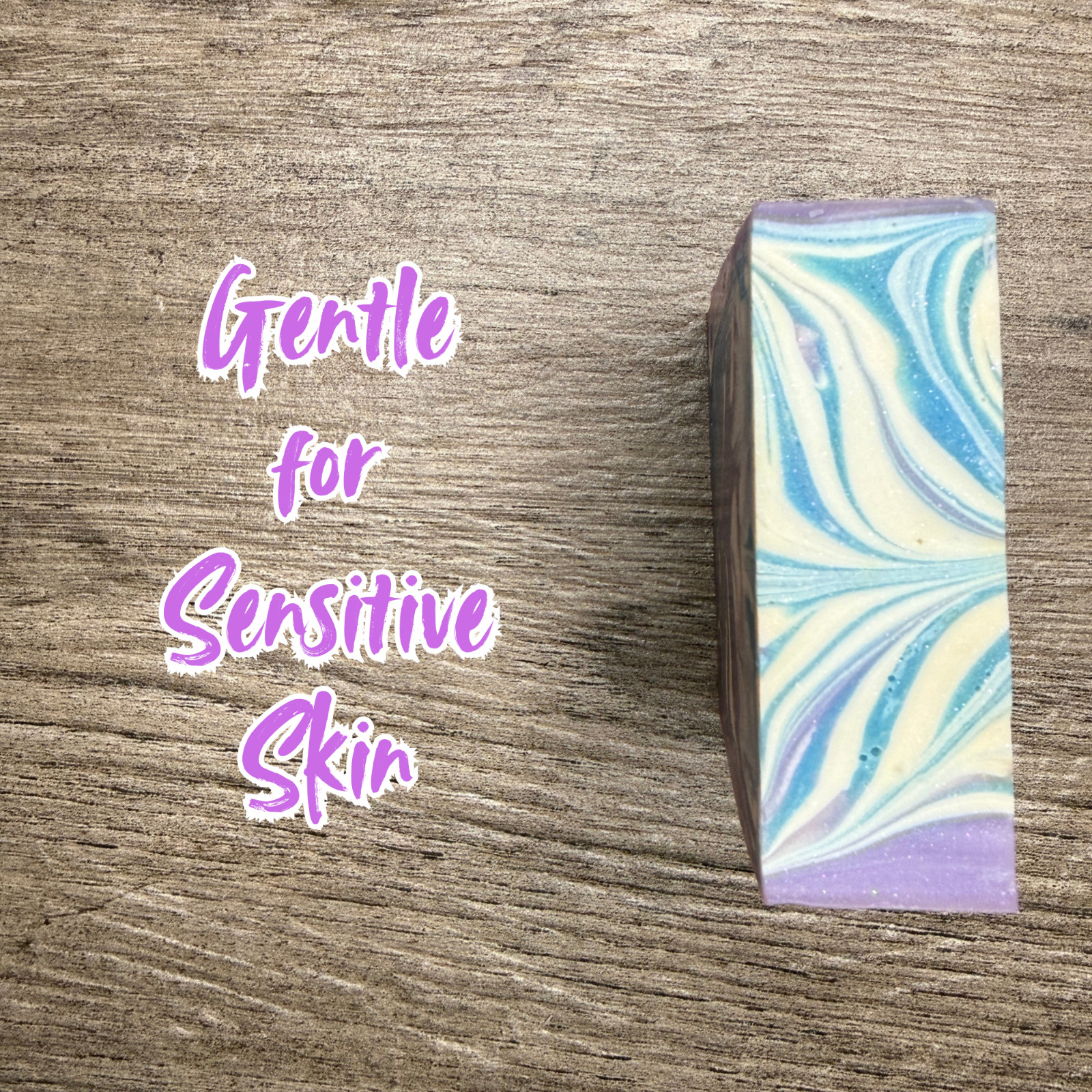 Handmade Natural Violet Bar Soap, Beauty Bar, Gift For Her or Him