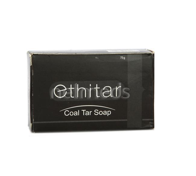 (PACK OF 2) Ethitar Coal Tar Soap (75gm EACH) for Eczema & Psoriasis