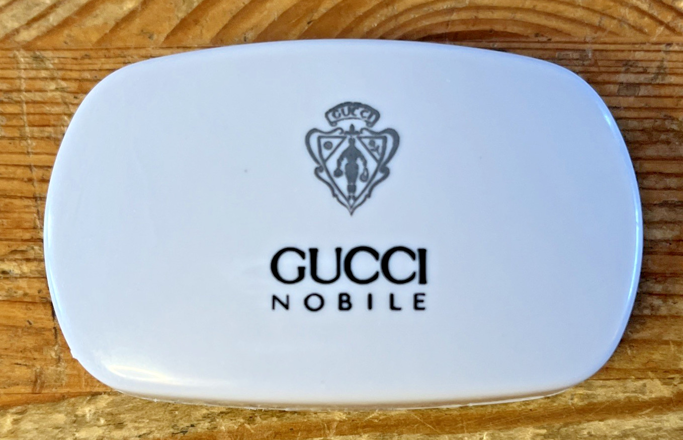 Gucci Nobile Travel Soap in Plastic Case Bath Bar Soap 1 oz