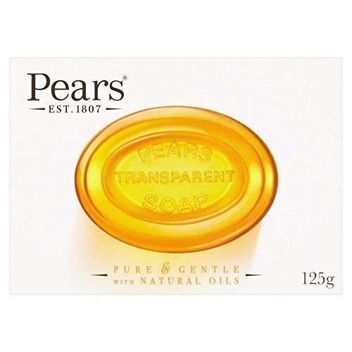 Pears Transparent Gentle Care Soap Bar For Sensitive Skin, 4.4 Oz./125g