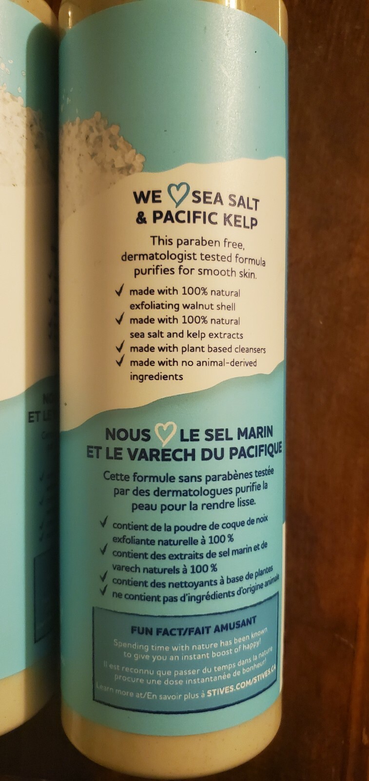 2 PACK ST IVES EXFOLIATING BODY WASH SEA SALT & KELP 22 OZ EACH