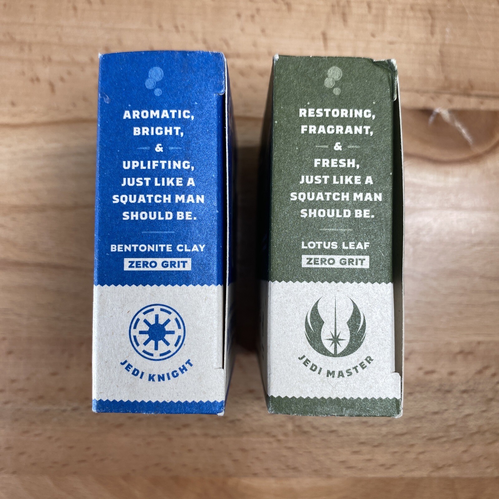 LOT OF 2 SOAP BARS. – Dr. Squatch STAR WARS Only Hope Soap & Wisdom Wash Soap
