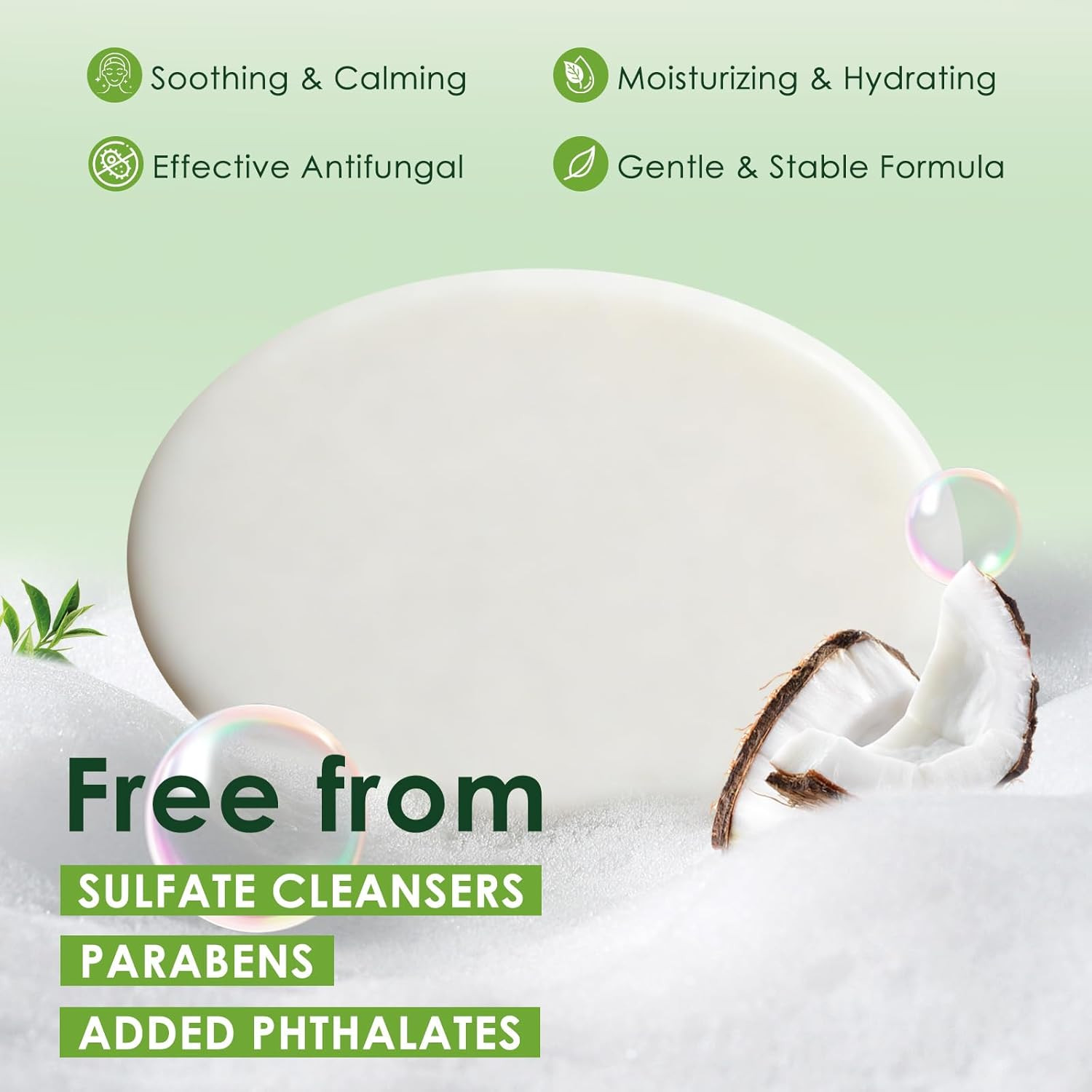 Antifungal Soap Tea Tree Antifungal Soap Bar for Back Acne Athlete’S Foot, Tinea