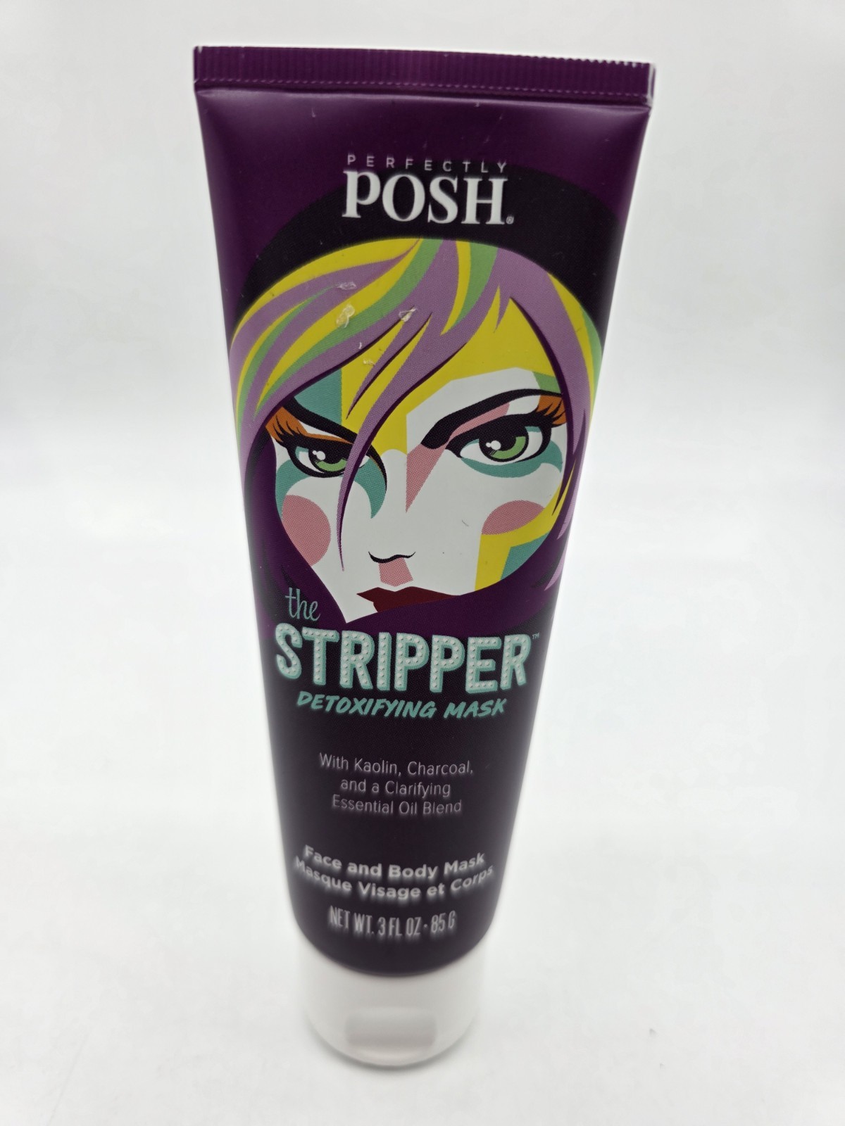 Perfectly Posh The Stripper Detoxifying Mask Face and Body Sealed ~ 3 Fl Oz