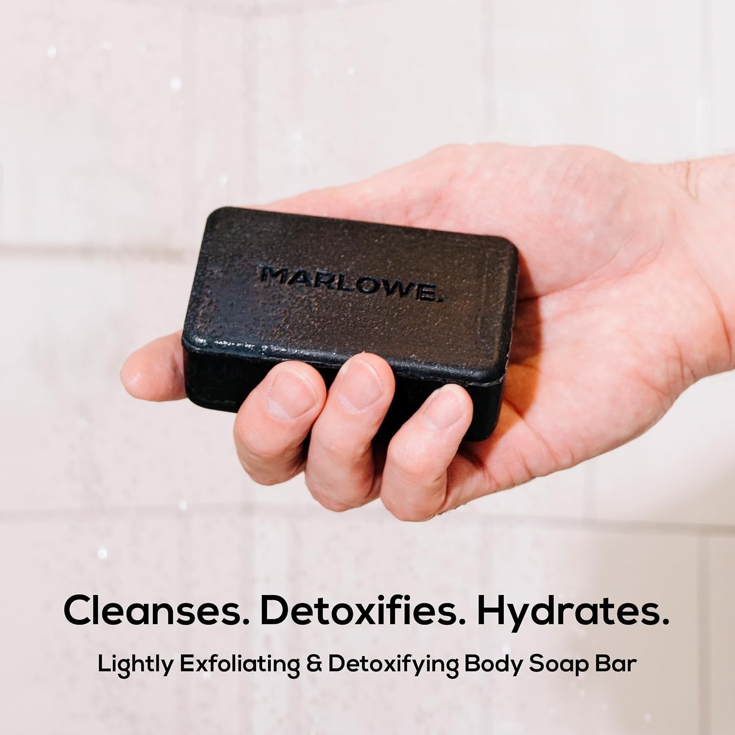 Charcoal Soap, Cleansing Body Bar Soap for Men, 3 Bars, 7 oz. Each | Charcoal…