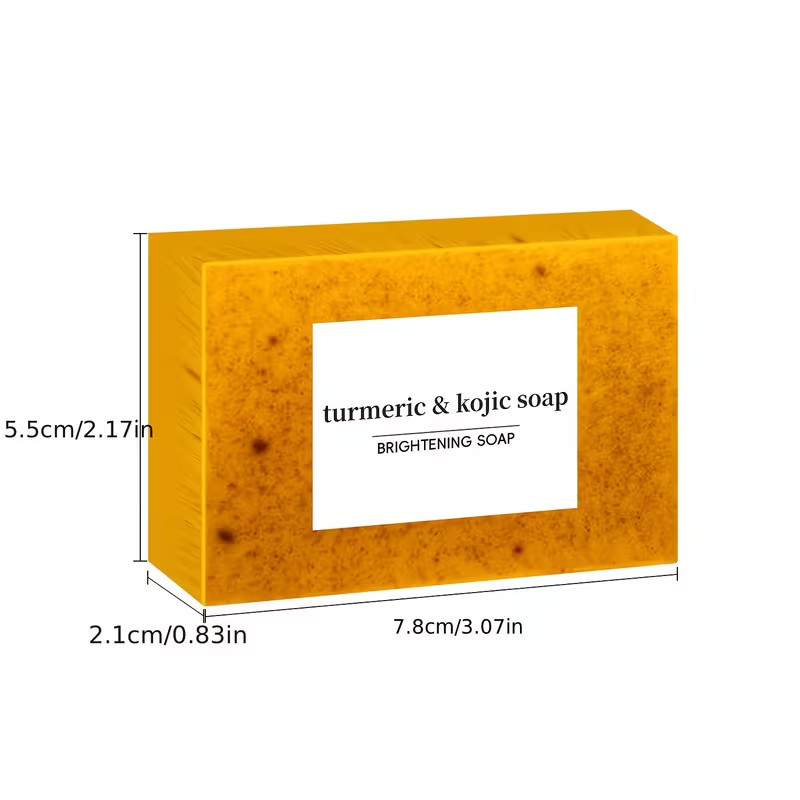 16 pcs Natural Ginger And Lemon Scented Recognized Soaps, Turmeric
