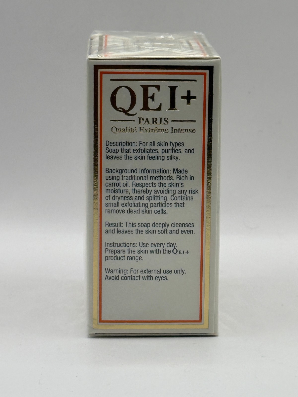 QEI+Paris~Active Harmonie Exfoliating Purifying Soap With Carrot Oil 200ml