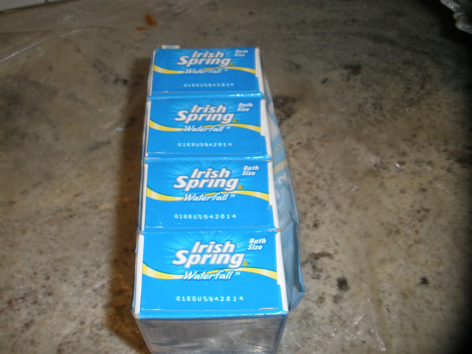 NEW PACK OF 4 IRISH SPRING WATERFALL BATH BAR 4.5OZ EACH