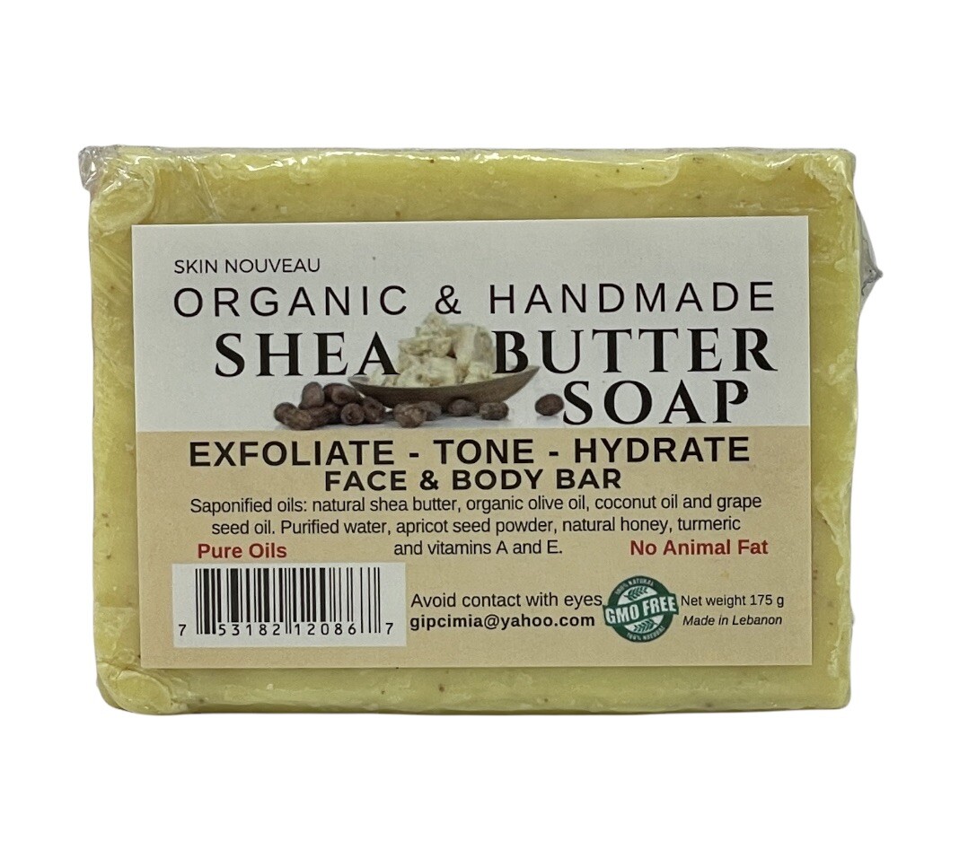 ORGNIC & HANDMADE SHE BUTTER SOAP FACE & BODY Pure Oils 175g