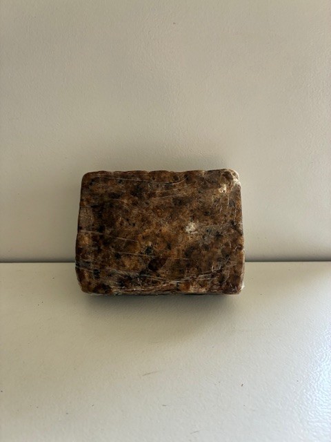 NATURAL AFRICAN BLACK SOAP Made in GHANA, unrefined, Free Shipping