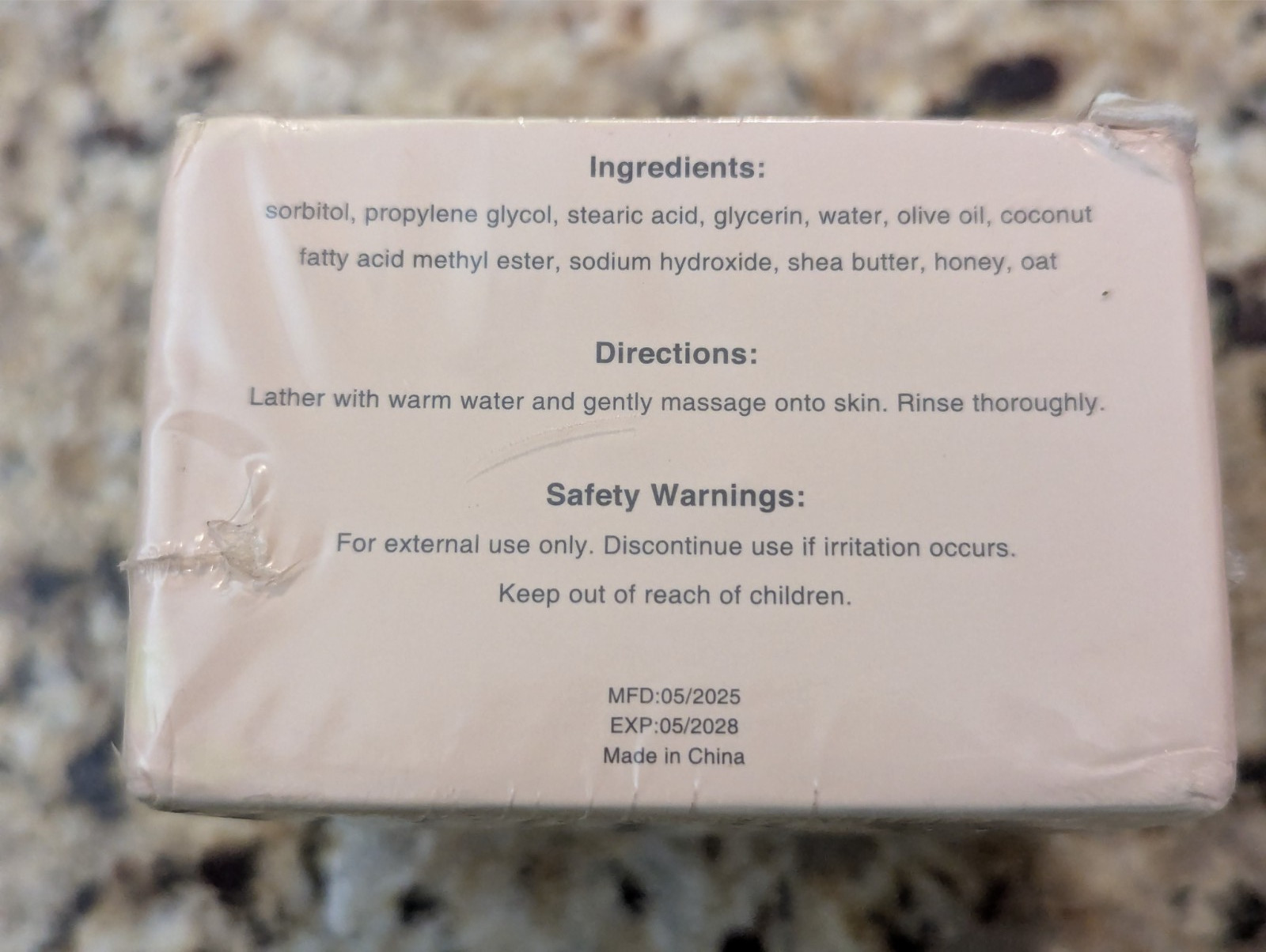 NatureBloom Goat Milk Honey Soap with Oatmeal 3-Bar Pack 100g x 3