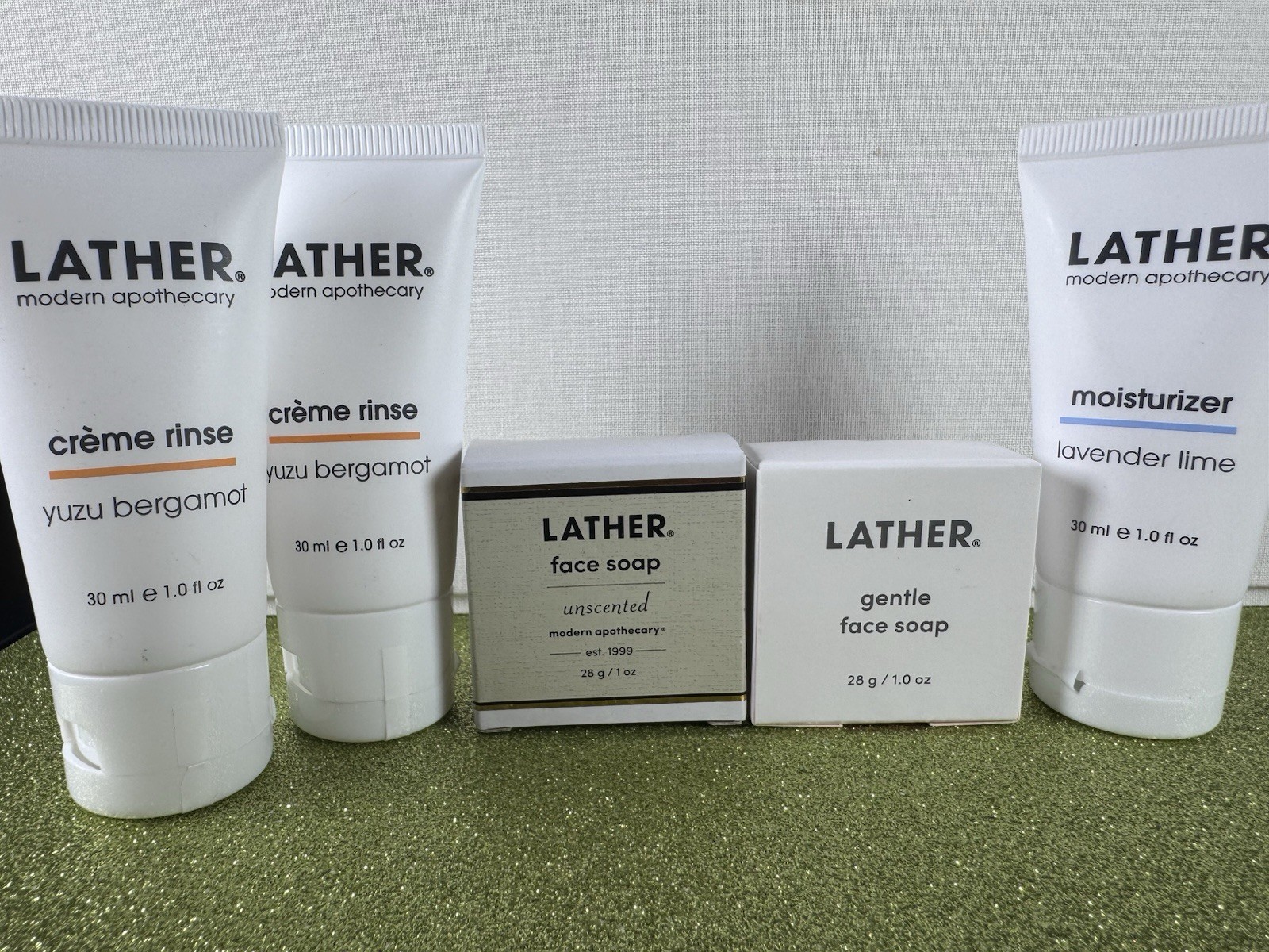 Lather Modern Apothecary 5 Piece Skincare Lot New