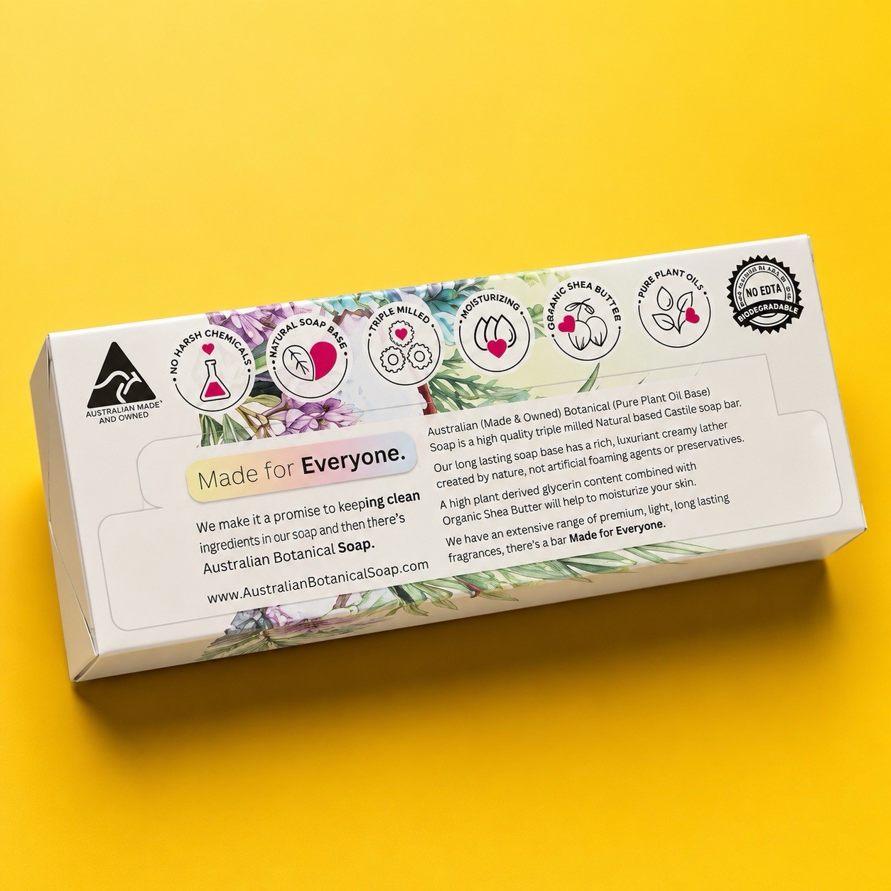 Australian Botanical Goat Milk Soap Multi Pack, 8 Bars, 4 Scents, 6.8 oz Each