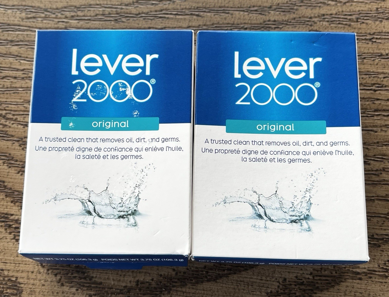 Lever 2000 Original Soap 2 Bars 3.75 Ounces NEW