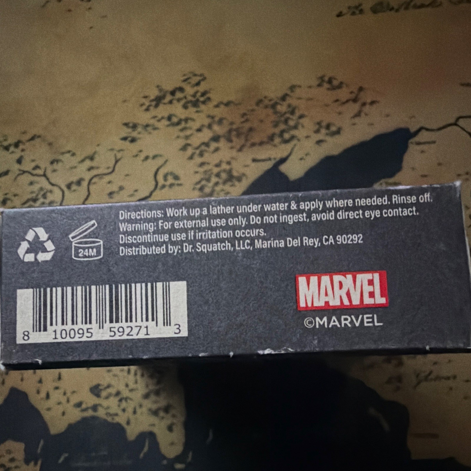 Dr. Squatch Marvel Divine Storm Men’s Natural Body Bar Soap, Fresh Spices 5 oz