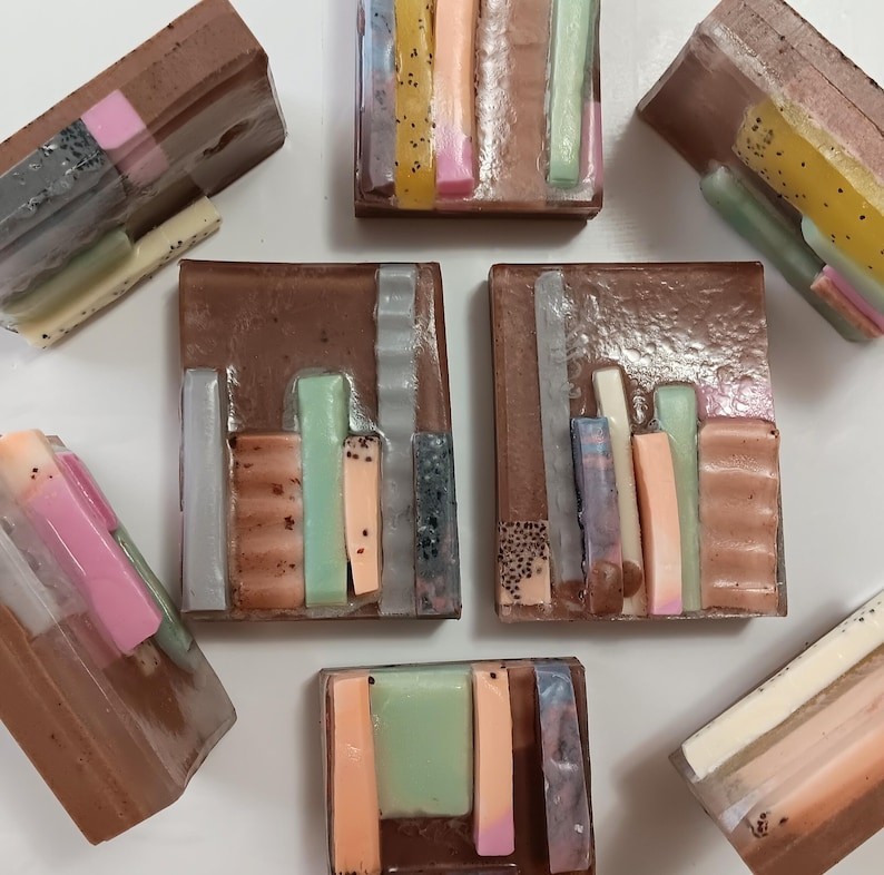 Book Lover Gift Soap Bar | Bookshelf Goat Milk Soap | Teacher Librarian Gift