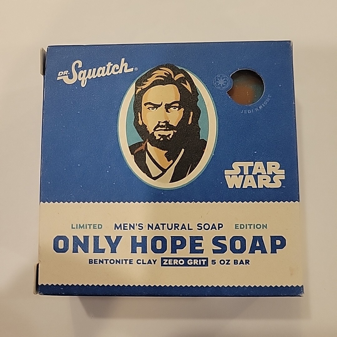 1 Bar of Dr. Squatch Only Hope Soap – Star Wars Limited Edition Zero Grit