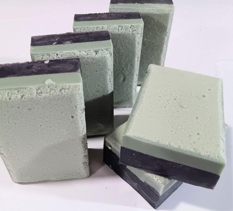 Moss & Cedar Goat’s Milk Soap | Masculine Soap Bar – Cedarwood & Rosemary Blend