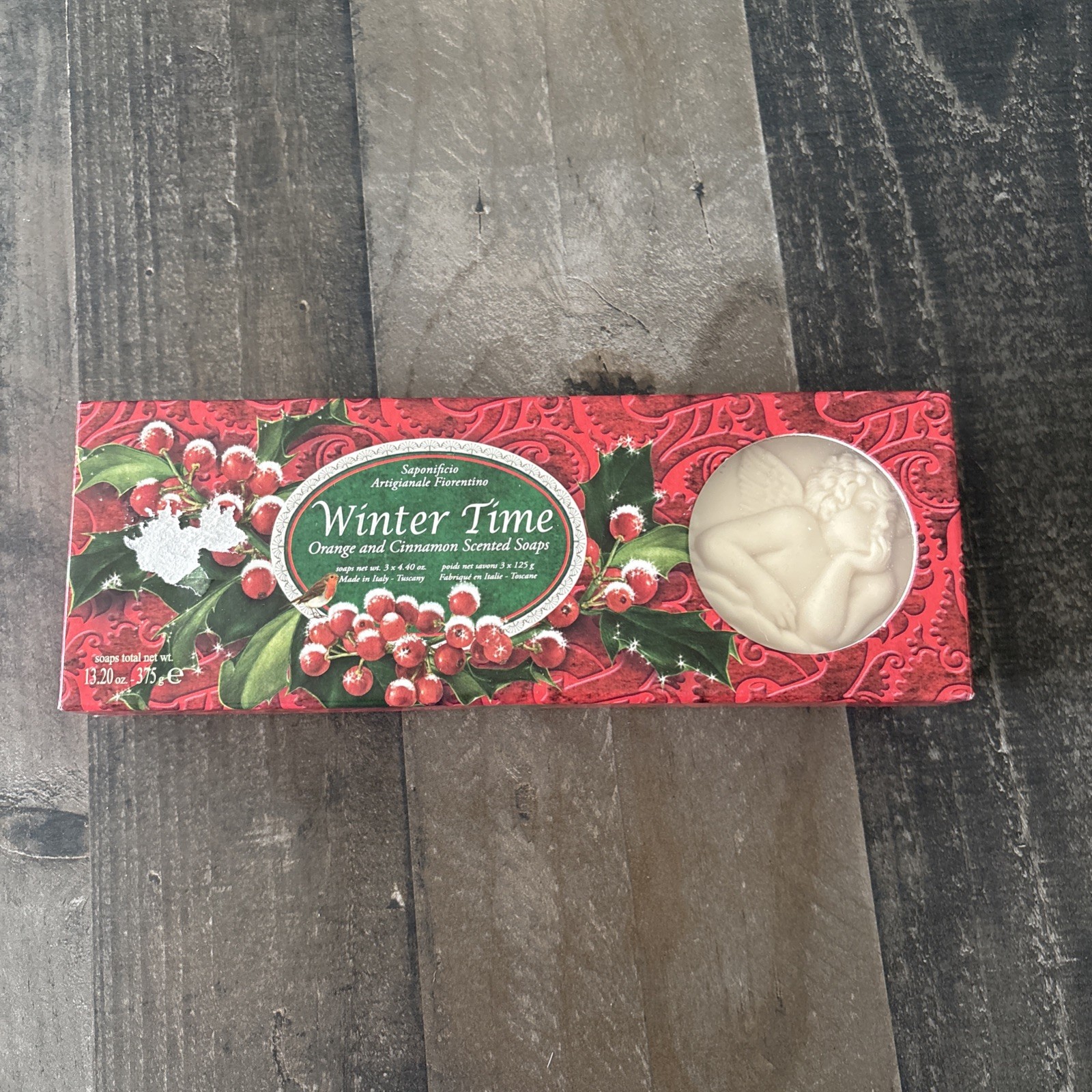 Saponificio Artigianale Fiorentino Winter Scented Soaps Cinnamon Orange Angels