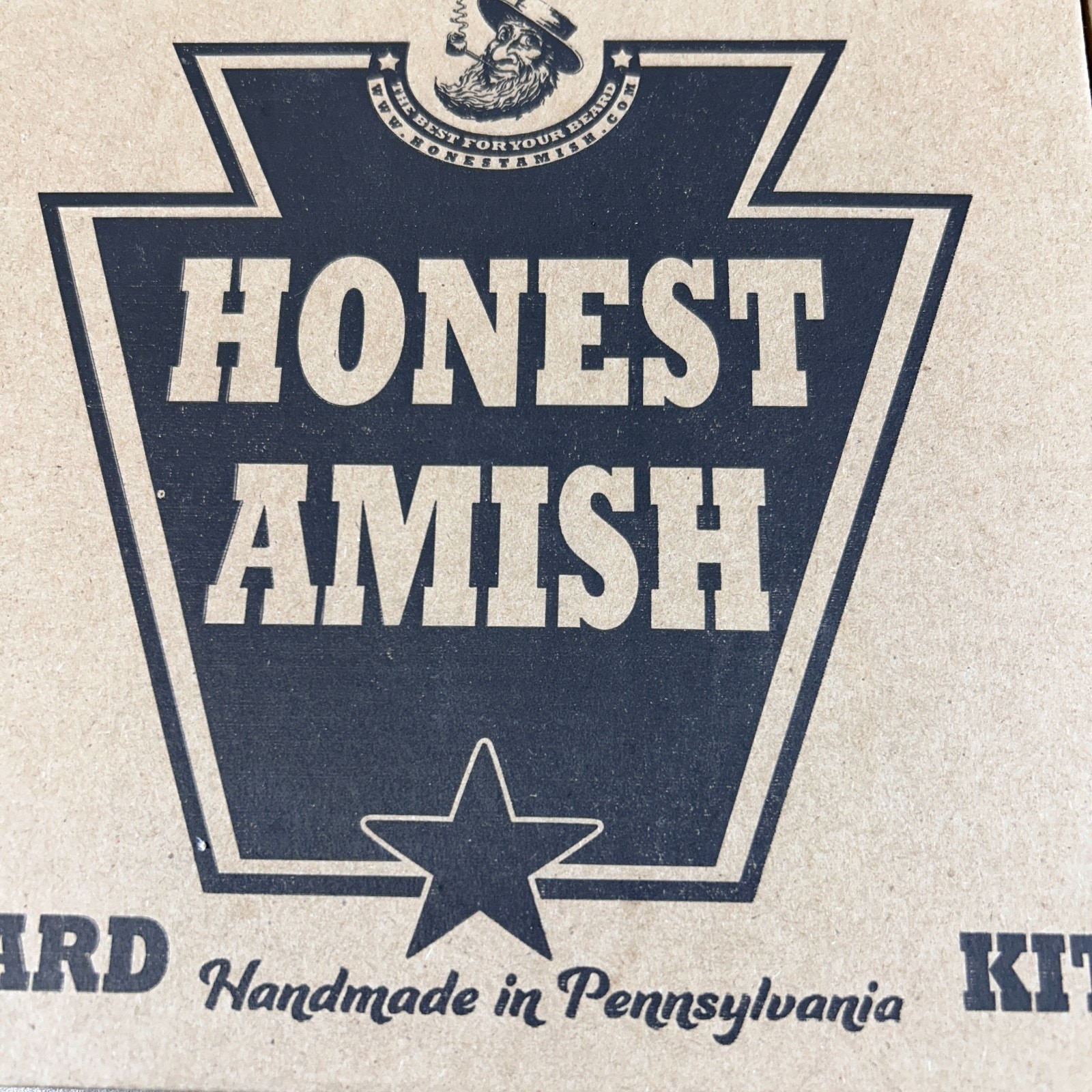 Original Beard and Body Soap by Honest Amish 18 oz TOTAL – SET of 3 6 oz Bars