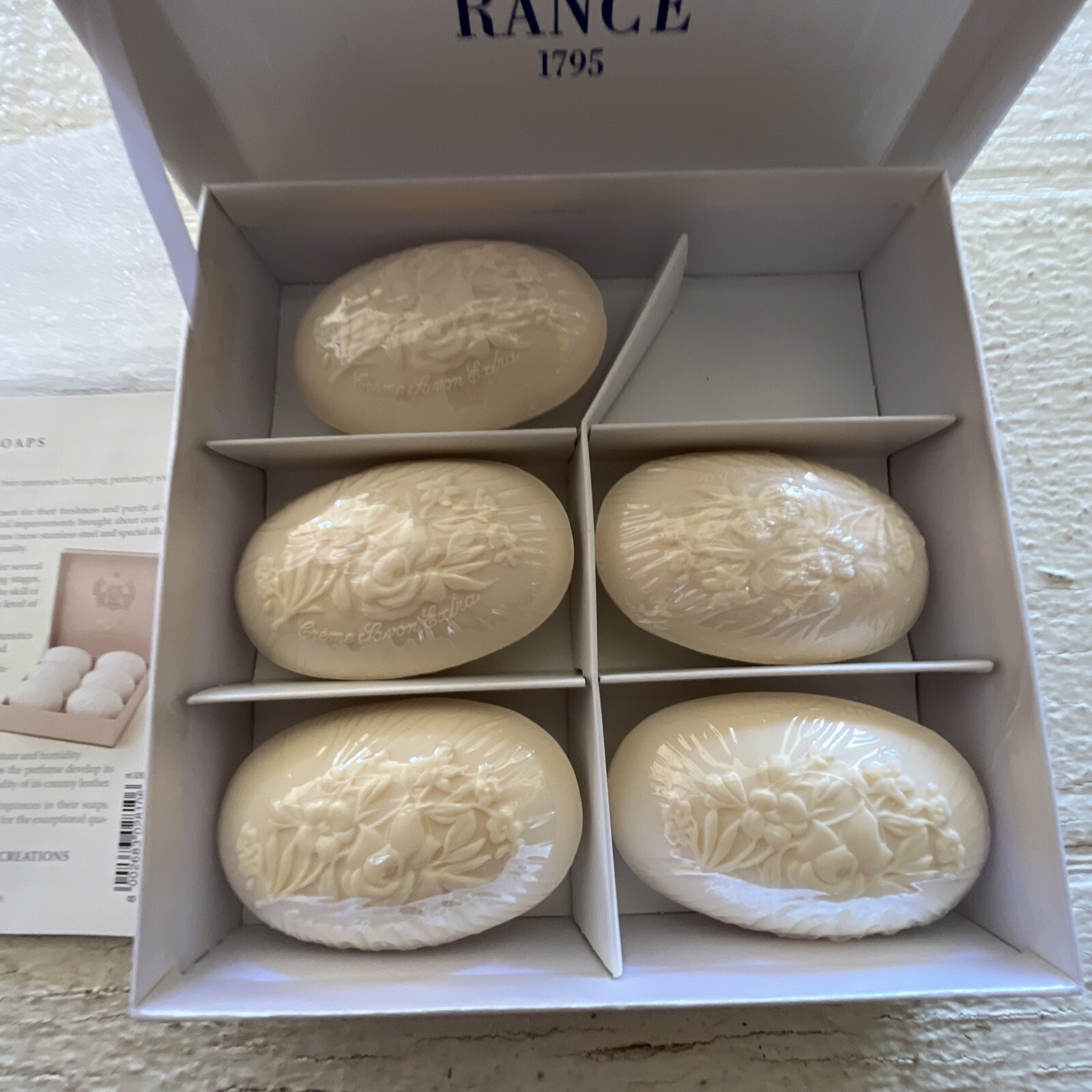 Vintage Rance 1795 Crème Savon Extra Gardenia Soap Box