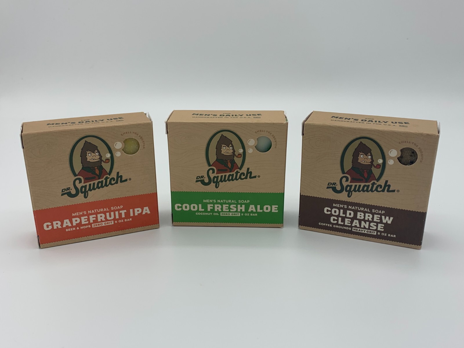Dr Squatch Soap Pine Tar Bay Rum Fresh Falls Bourbon & 12 MORE U CHOOSE SCENT !