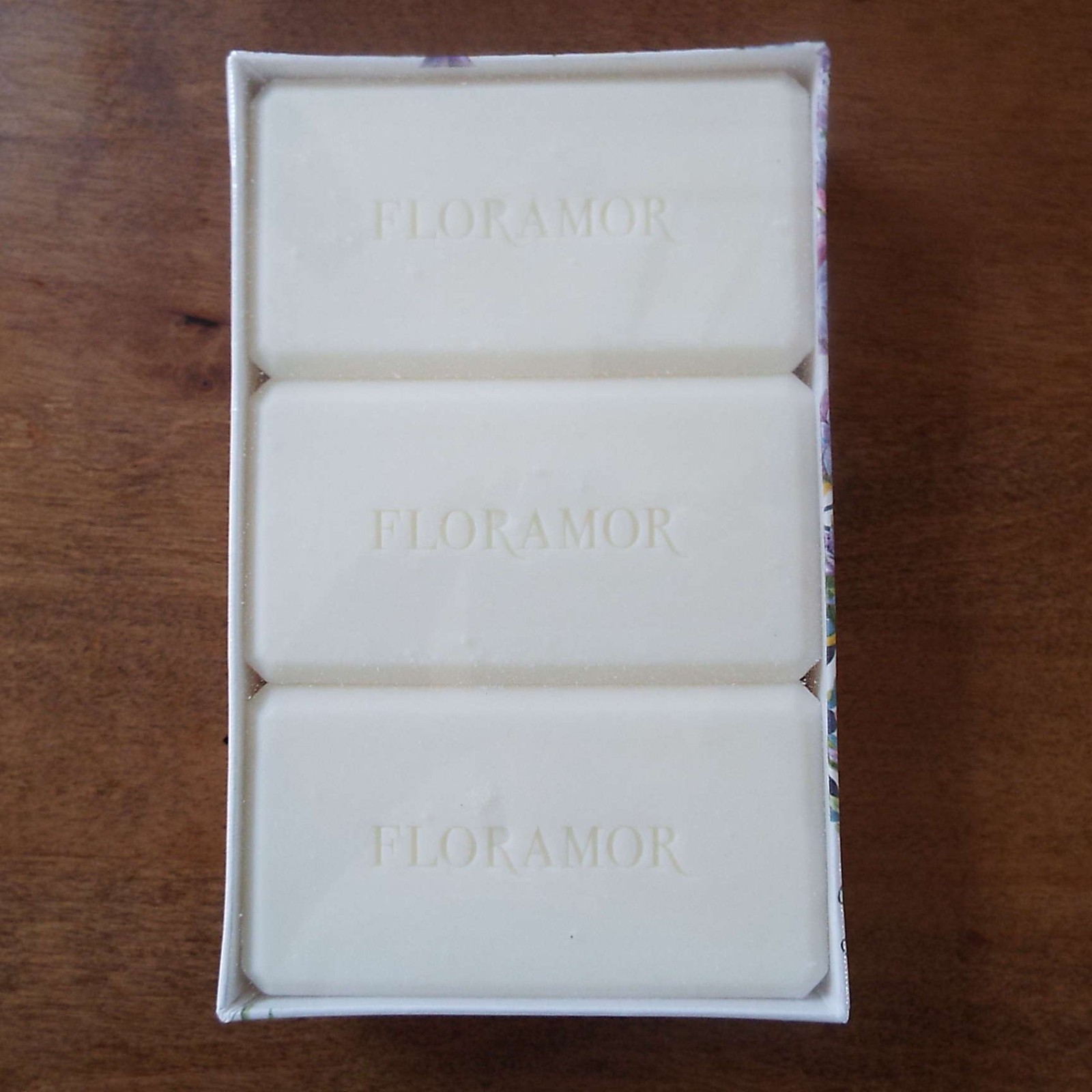 NEW Floramor Fields of Lavender 3 Bars Triple Milled Soap Made in Italy 5.6 oz