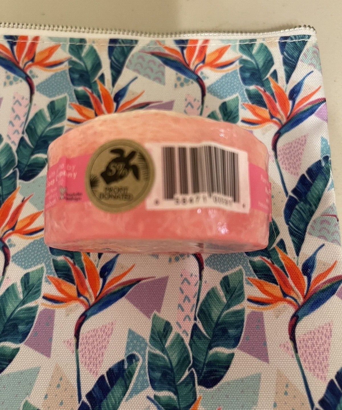 Maui Soap & Birds of Paradise Travel Pouch New