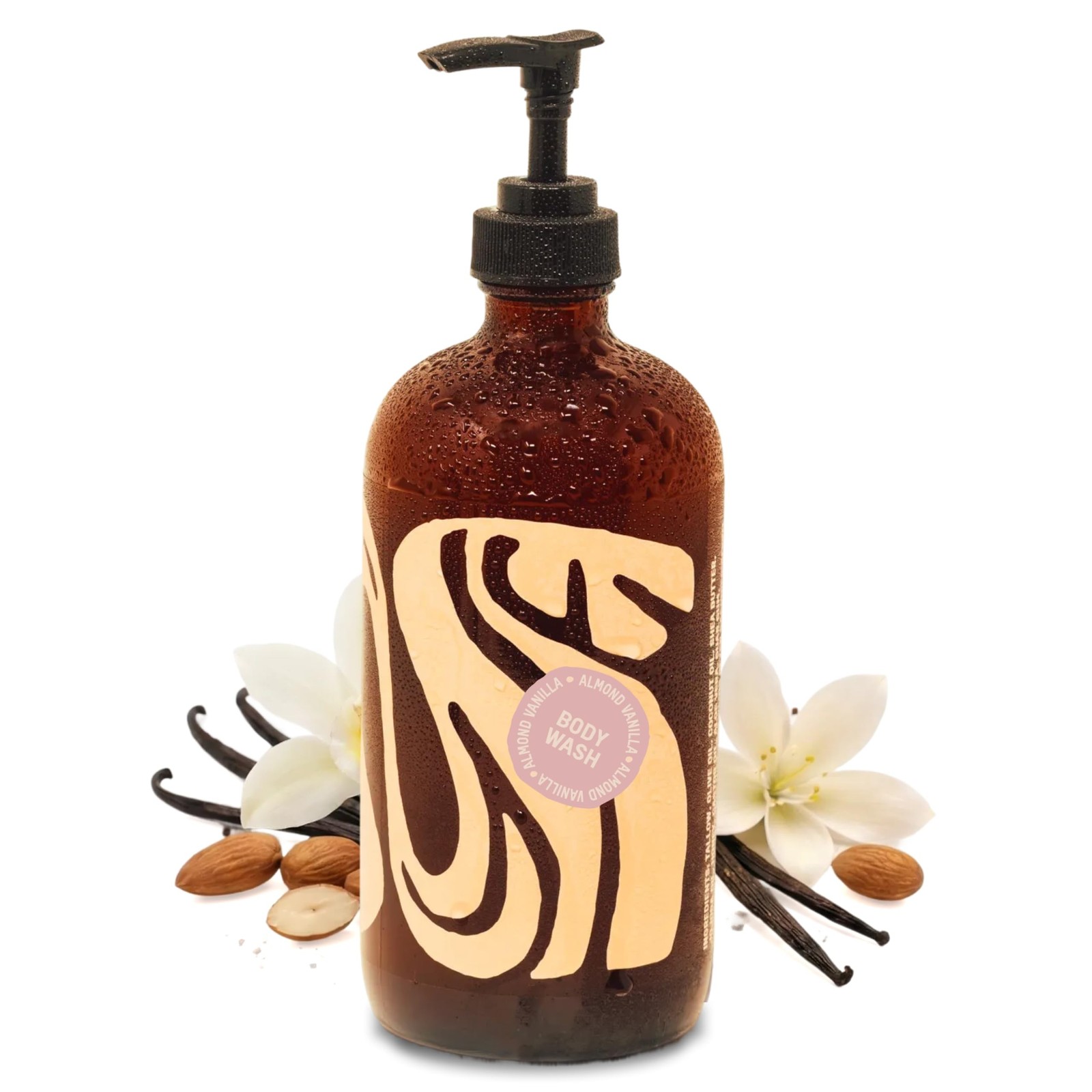 Tallow and Honey Body Wash – Almond Vanilla – Beef Tallow with Honey, Olive O…